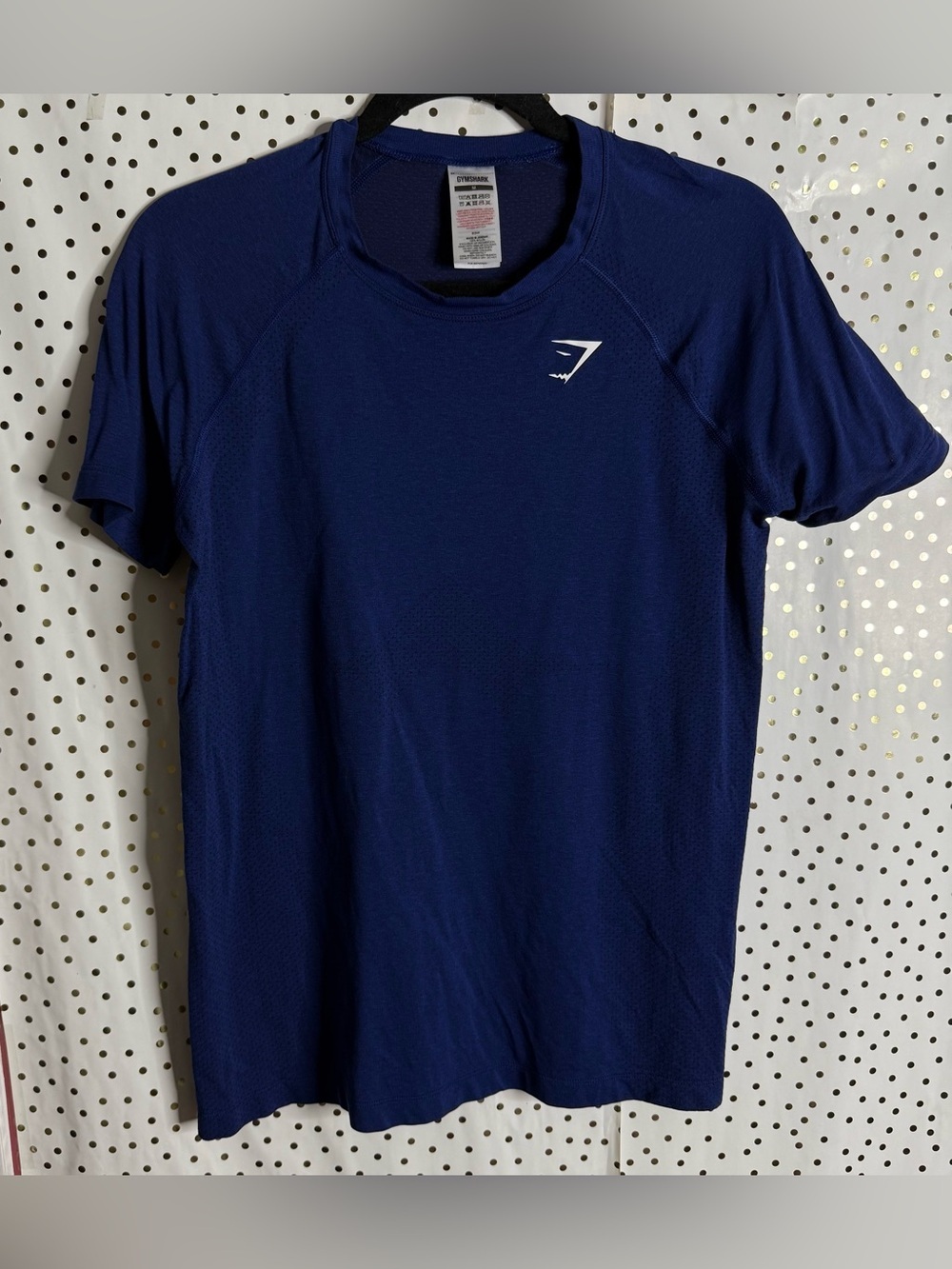 Gymshark Men’s Short Sleeve Performance Tee — Deep Blue
